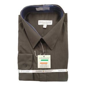 MEN'S BASIC FULL CUT DRESS SHIRT BY DANIEL ELLISSA